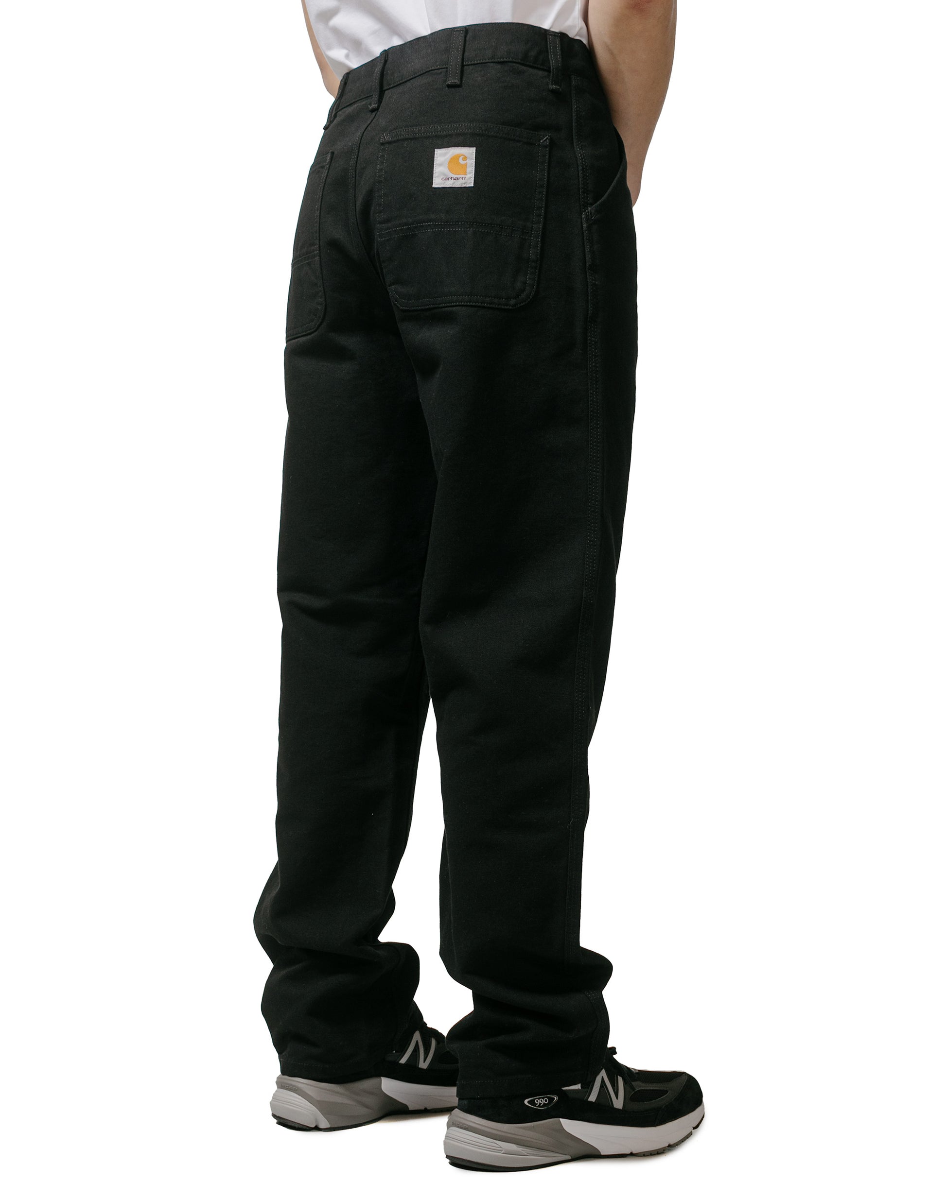 lost & found Carhartt Work In Progress Carhartt W.I.P. Simple Pant Canvas Black Rinsed