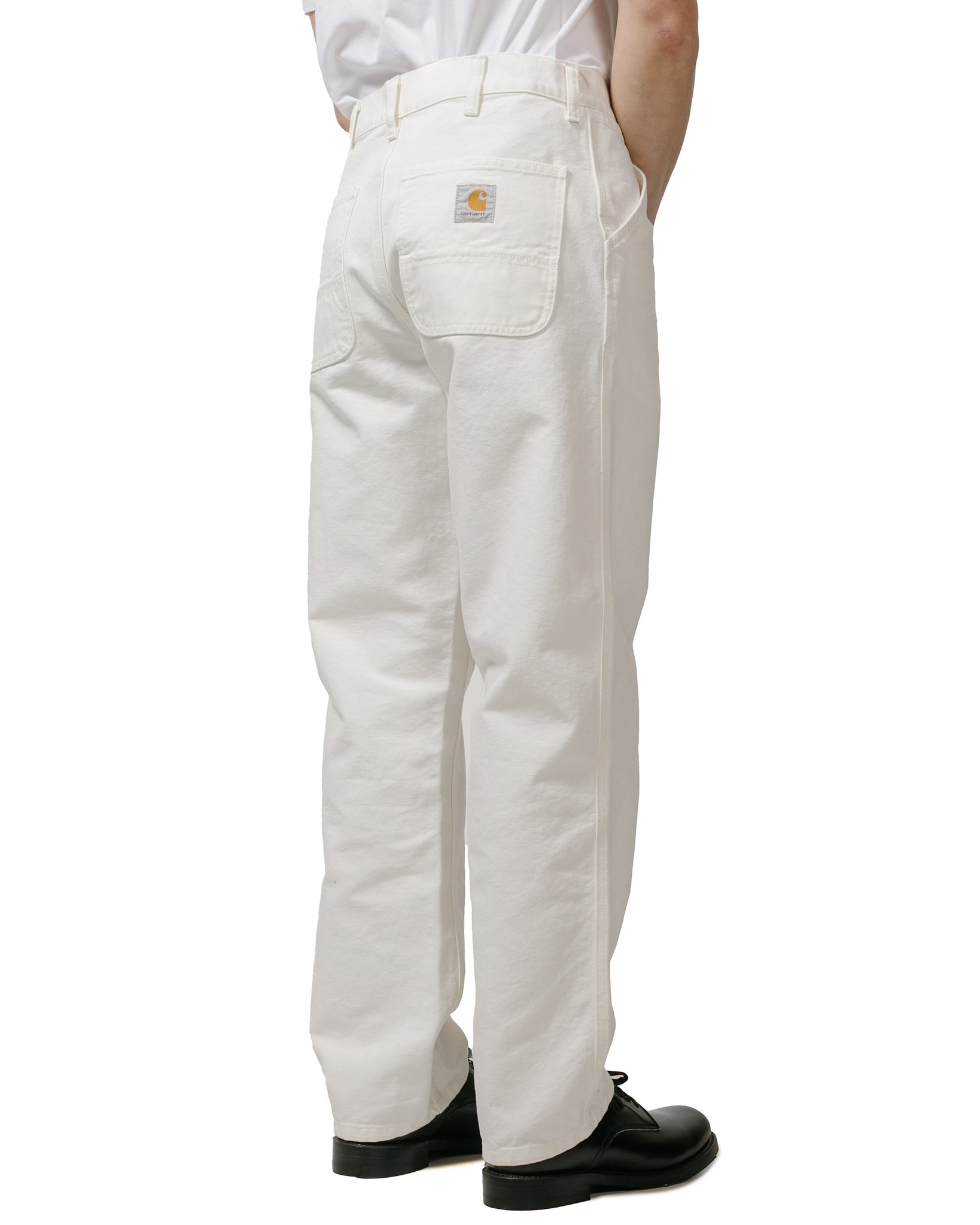Carhartt W.I.P. Simple Pant Canvas Wax Rinsed model back
