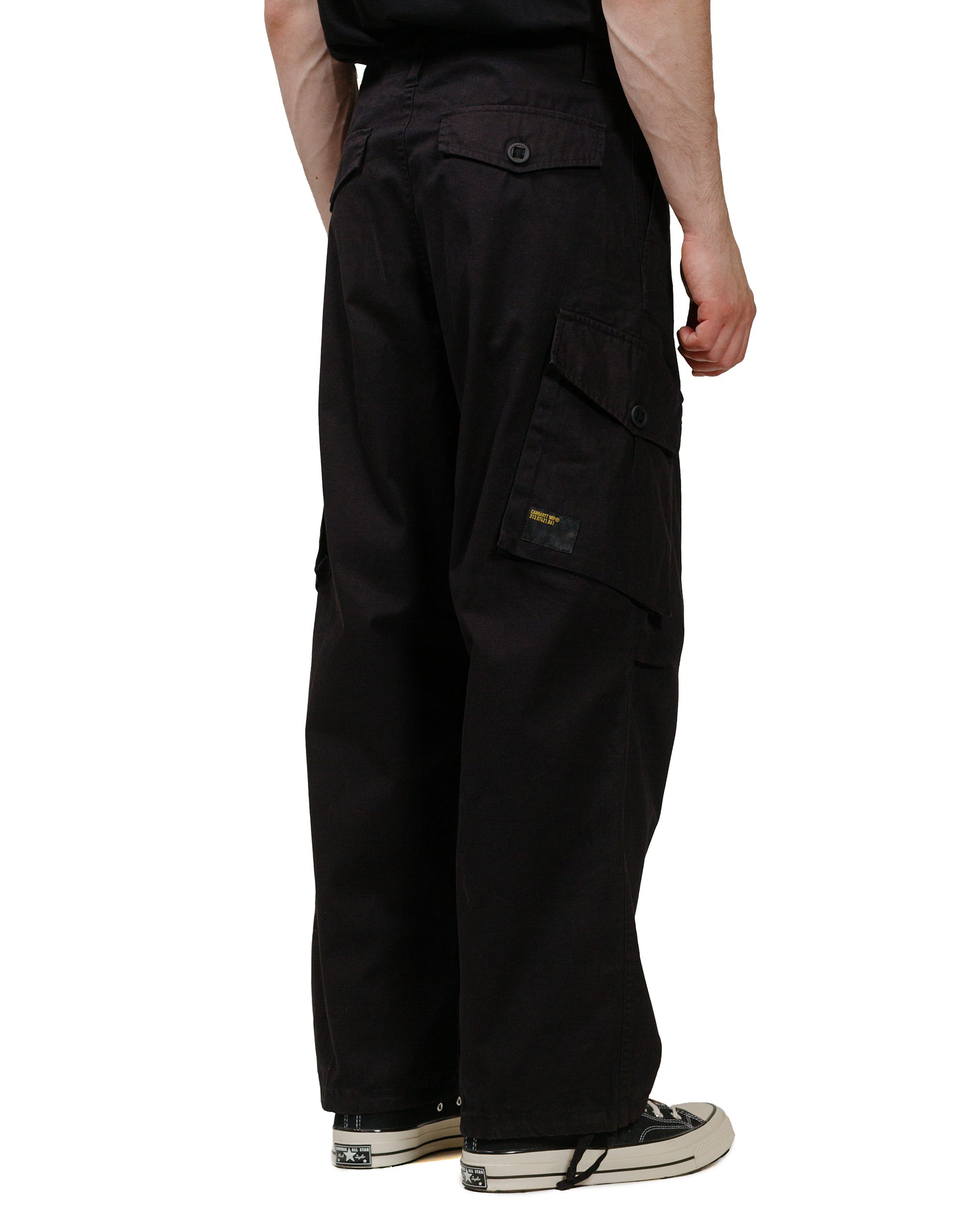 Carhartt W.I.P. Unity Pant Black Heavy Enzyme Wash model back