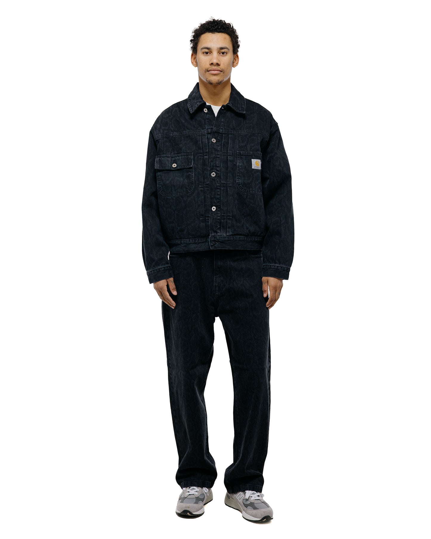 Carhartt W.I.P. Belmar Jacket Snake Camo/Black Heavy Stone Wash