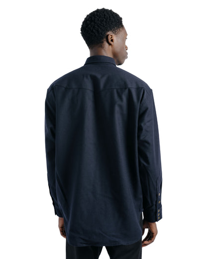 Cohérence Abiquiu Rover Wool Twill D. Blue