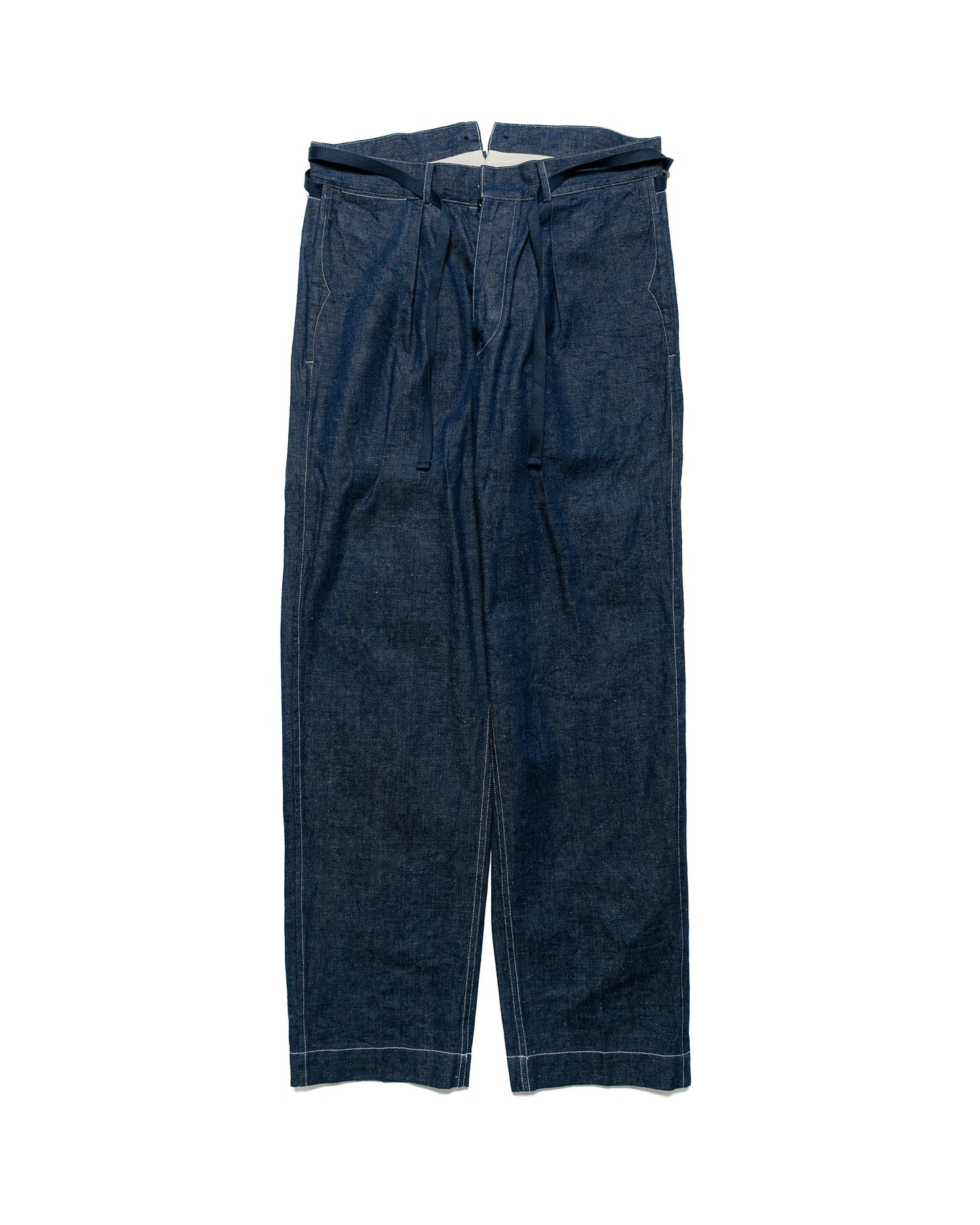 lost & found Cohérence Cohérence Alain 10oz Logger Selvedge Denim Trouser Indigo