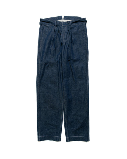 lost & found Cohérence Cohérence Alain 10oz Logger Selvedge Denim Trouser Indigo