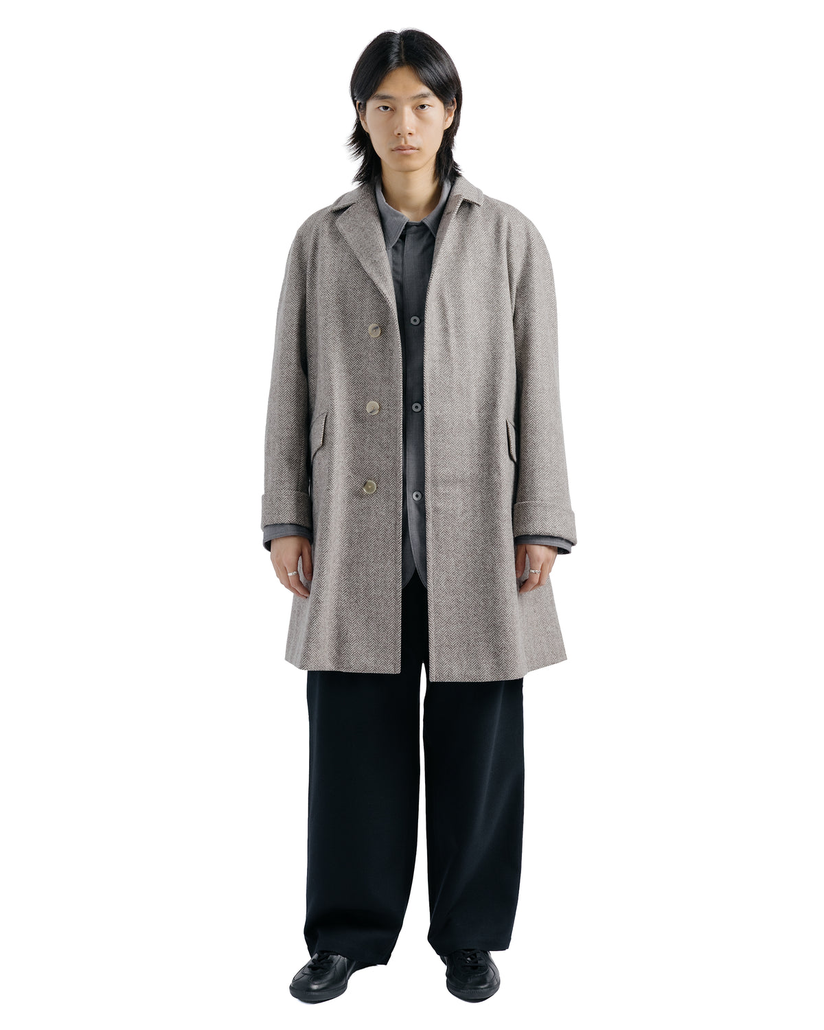 Cohérence Corb Chevron Tweed Jersey L. Beige