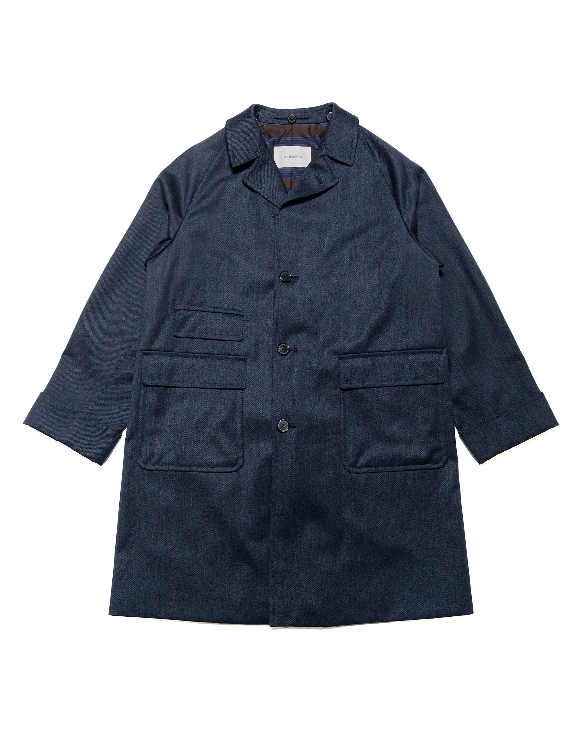 lost & found Cohérence Cohérence Corb II Whiptwill Over Coat Dark Blue