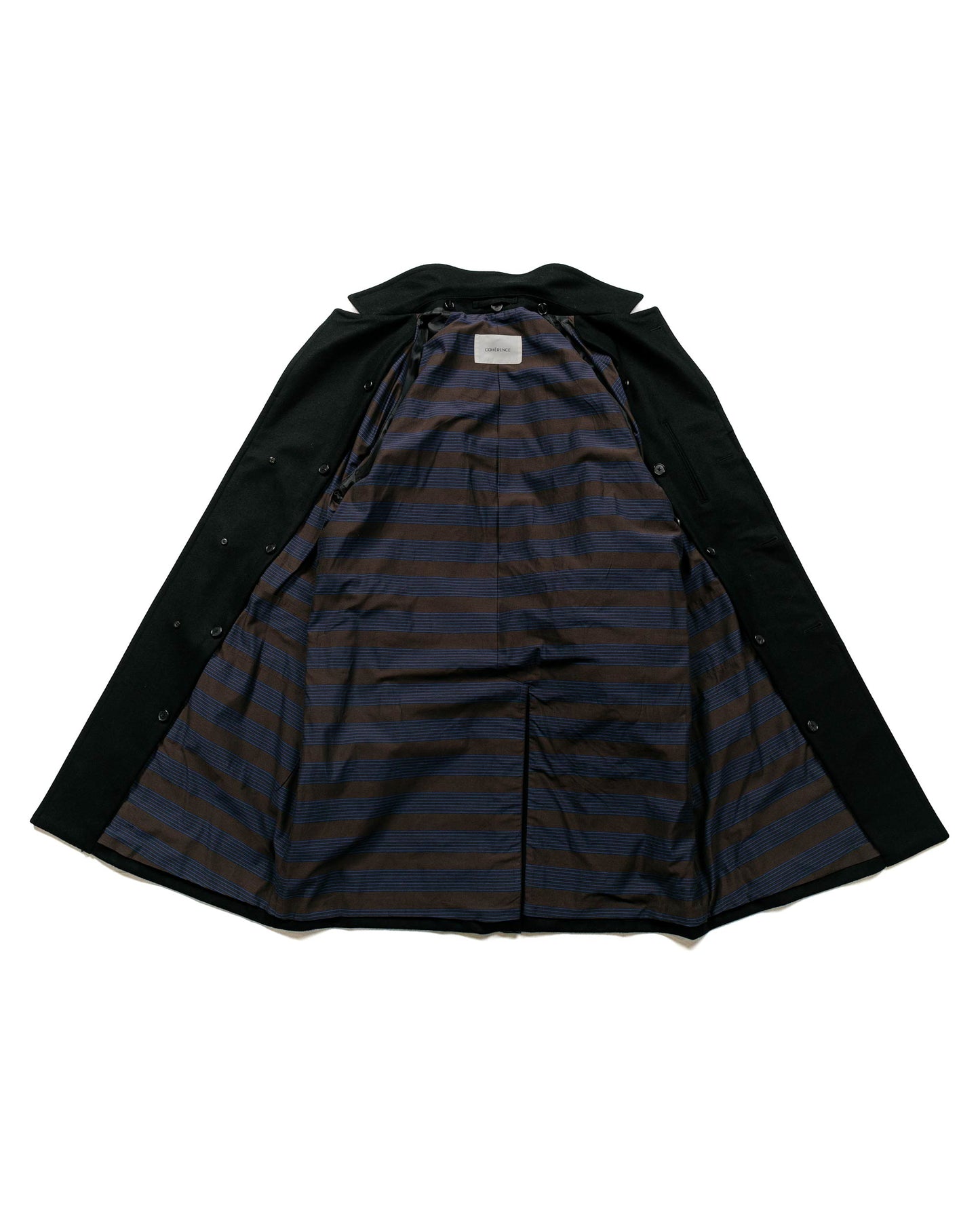 lost & found Cohérence Cohérence Corb Melton Jersey Over Coat Black