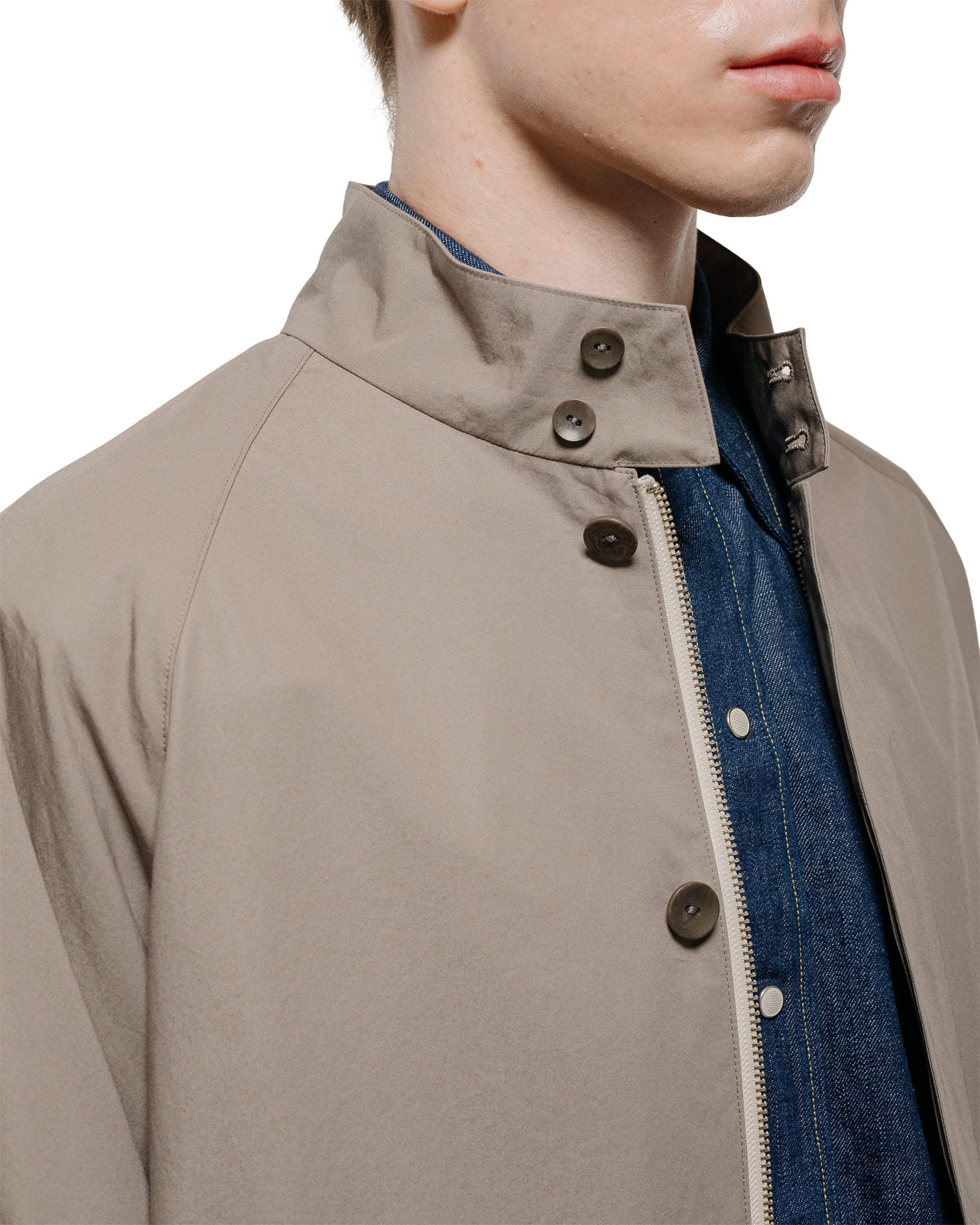 lost & found Cohérence Cohérence Gianni Weather Resistant Cotton Light Jacket Hirondelle