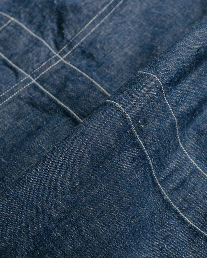 lost & found Cohérence Cohérence Kees 10oz Logger Selvedge Denim Jacket Indigo