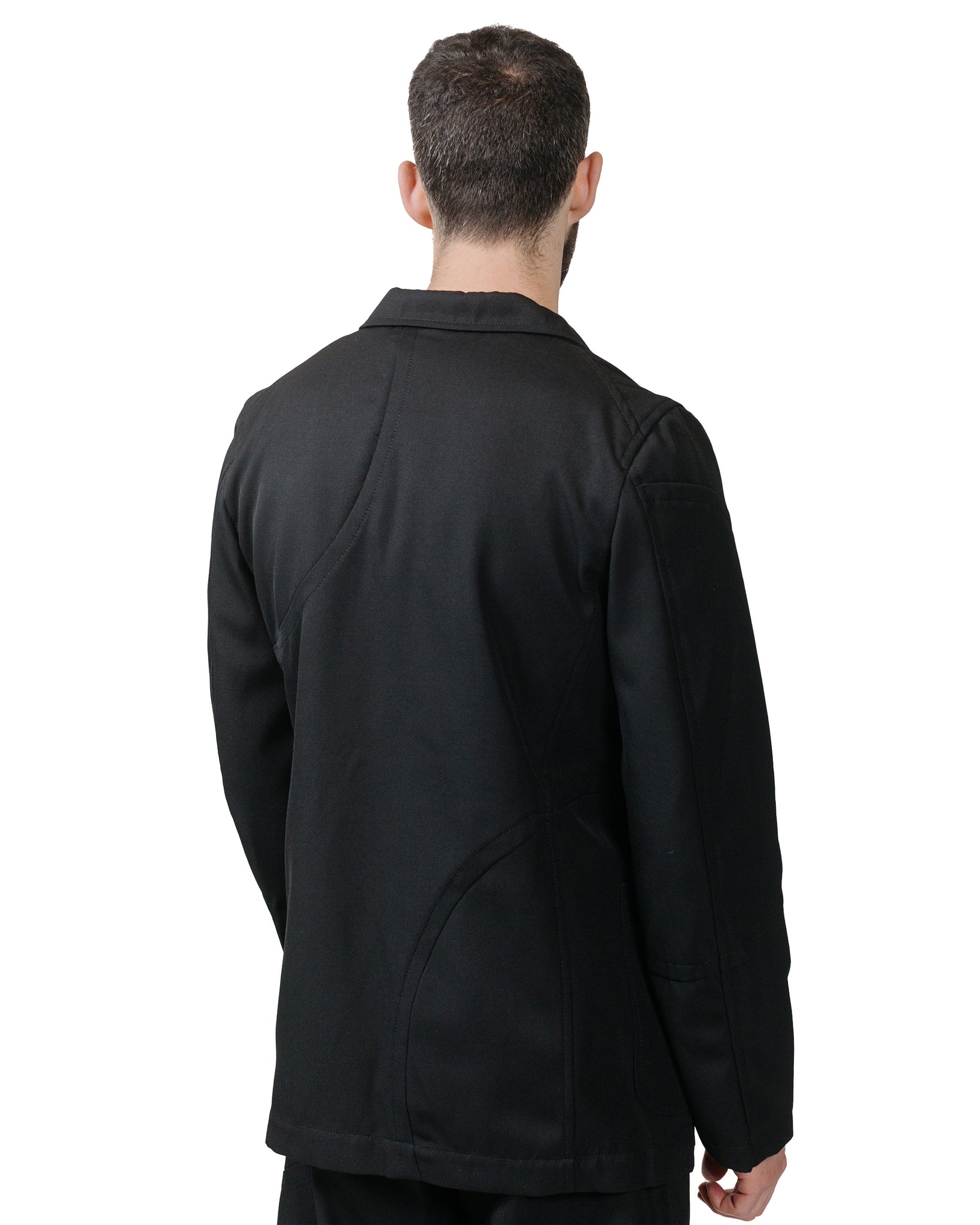 Comme des Garçons SHIRT Woven Jacket Black model back