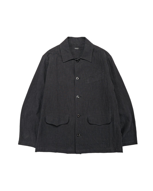 lost & found Conkers Conkers Field Shirt Ramie Charcoal