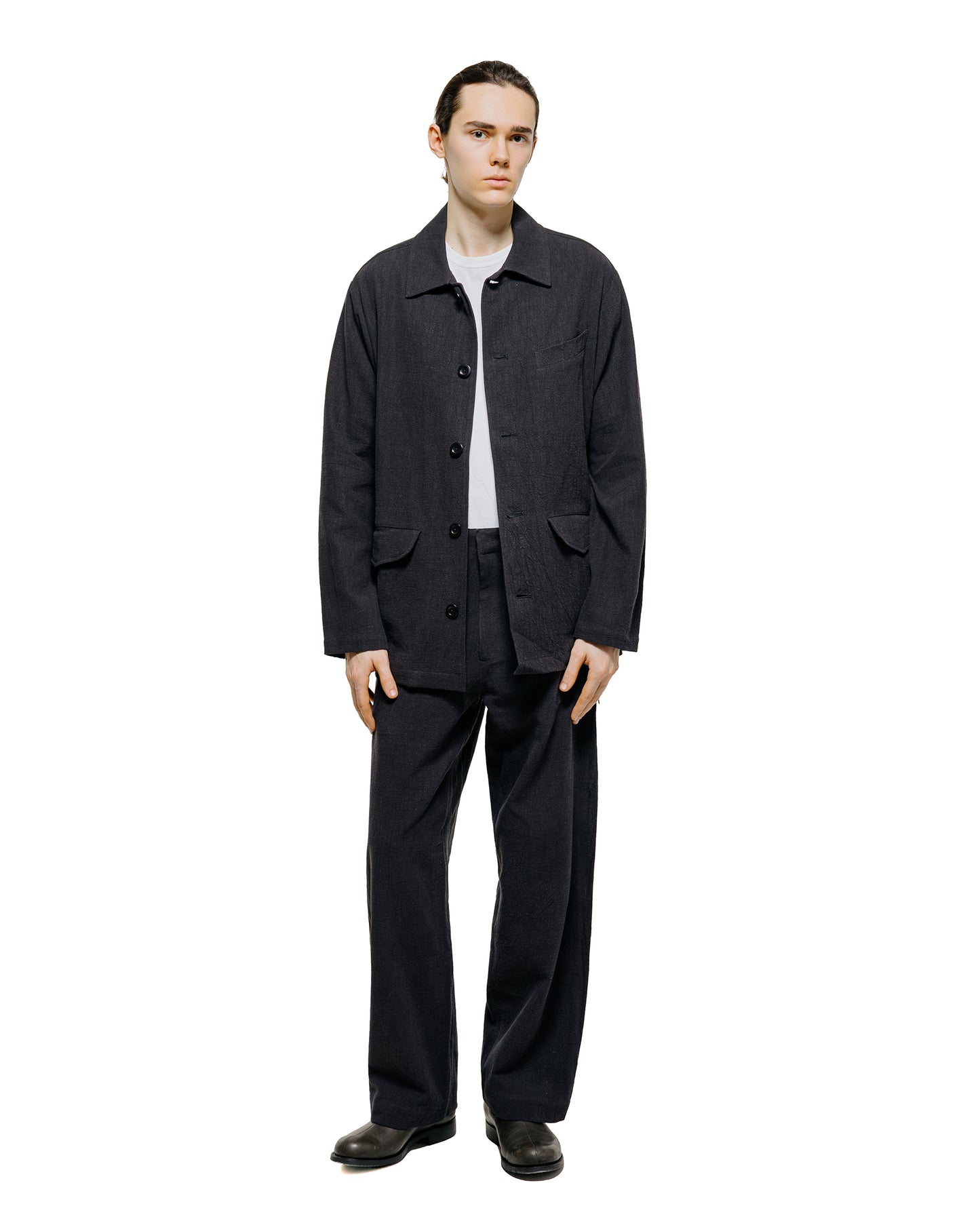 lost & found Conkers Conkers Tavern Trousers Ramie Charcoal