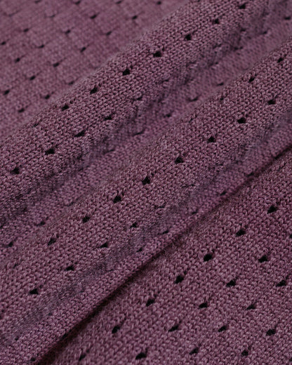 lost & found Corridor Corridor Acid Wash Pointelle Button Down Violet
