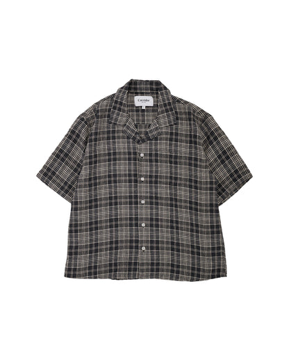 lost & found Corridor Corridor Plaid Seersucker SS Black
