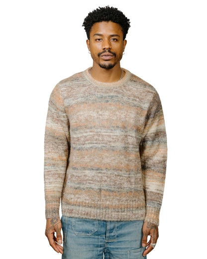 lost & found Corridor Corridor Space Dye Mohair Crewneck Natural