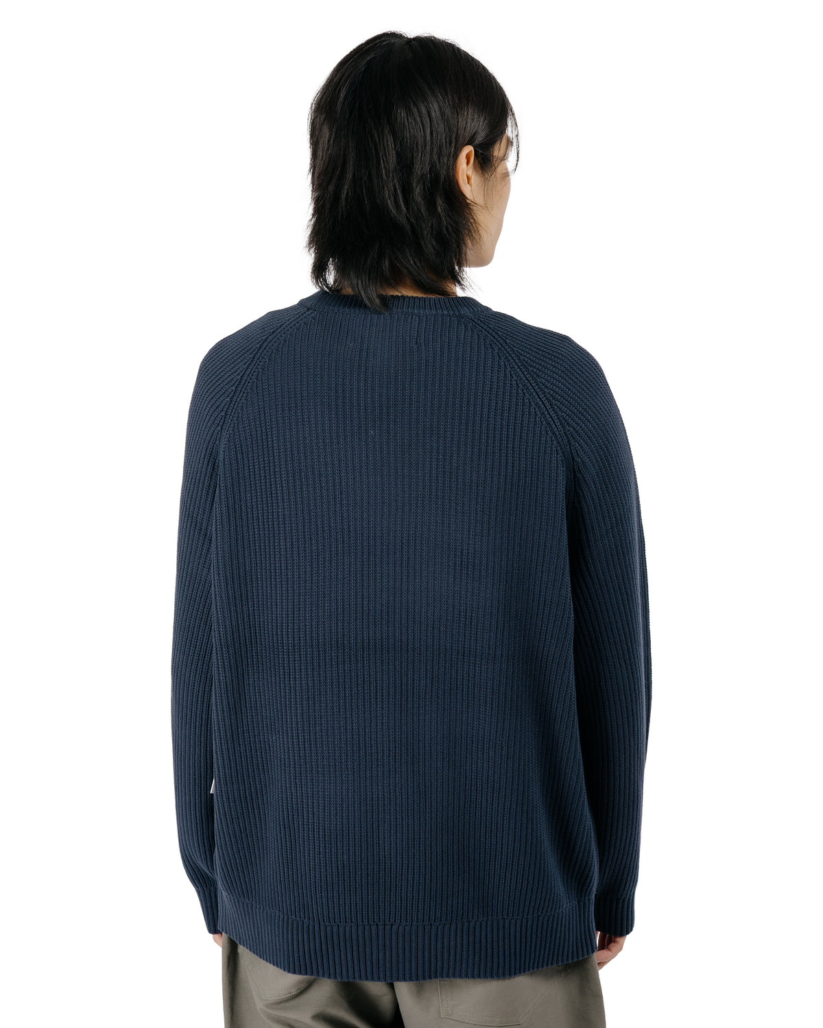 Corridor Washed Cotton Crewneck Navy