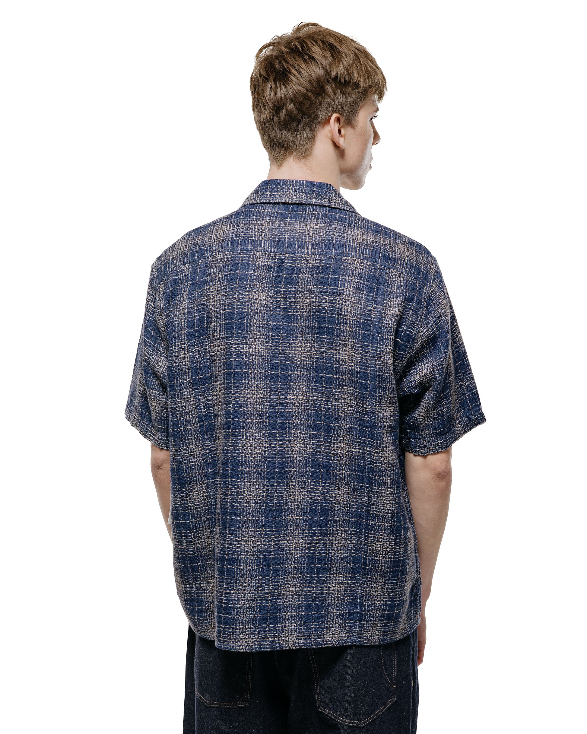 lost & found Corridor Corridor Wavy Linen SS Navy