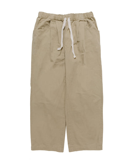 Danton 10/- Loose Chino Tuck Pants Beige