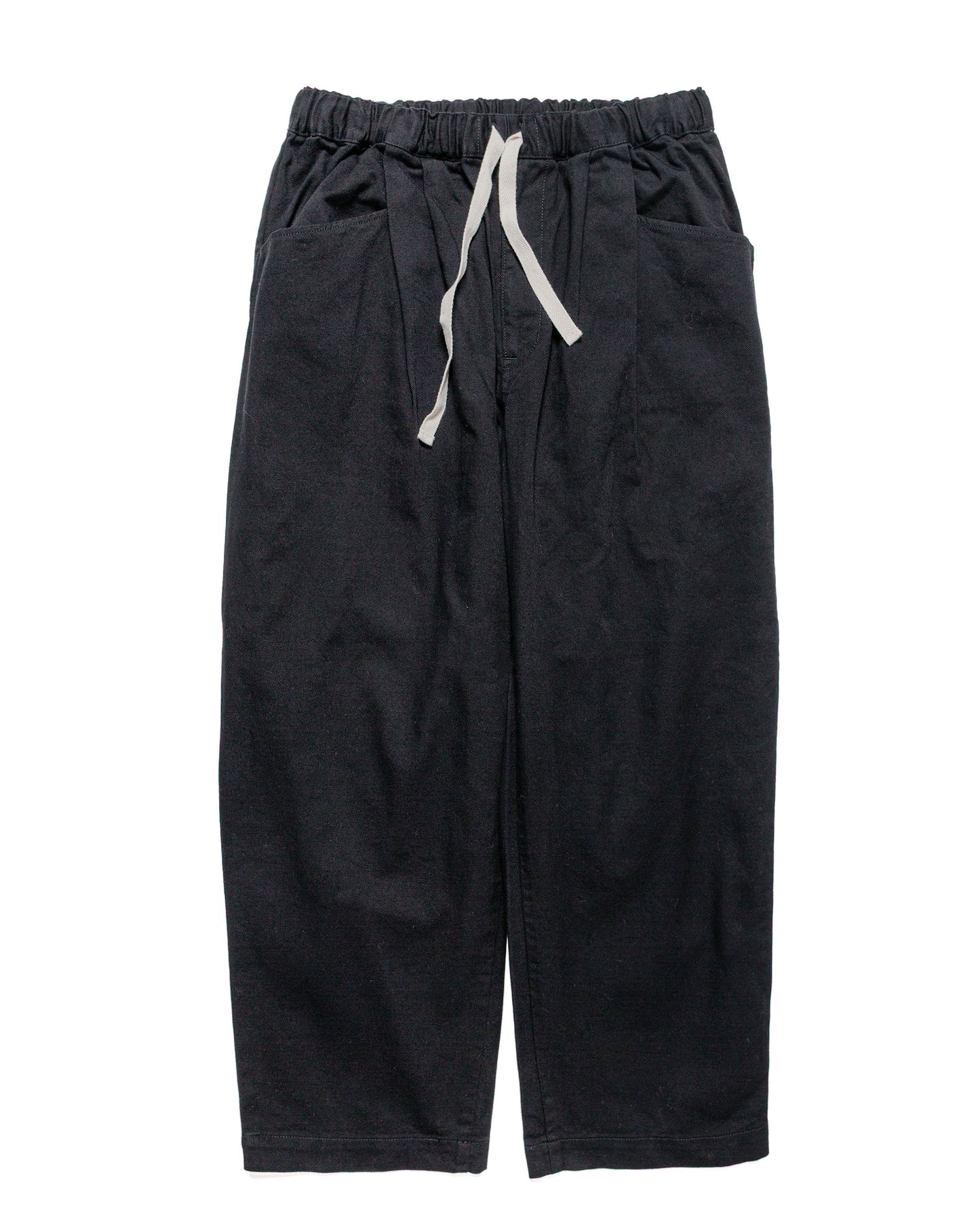 Danton 10/- Loose Chino Tuck Pants Black