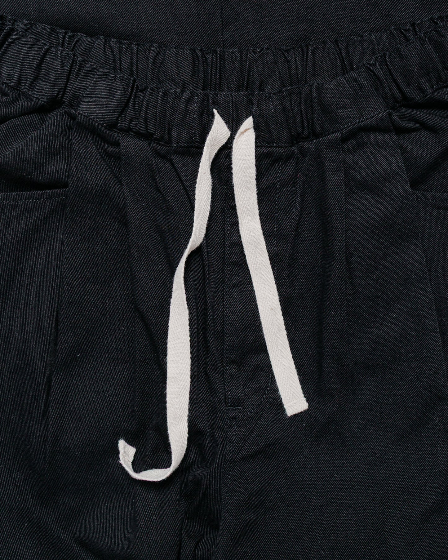 Danton 10/- Loose Chino Tuck Pants Black