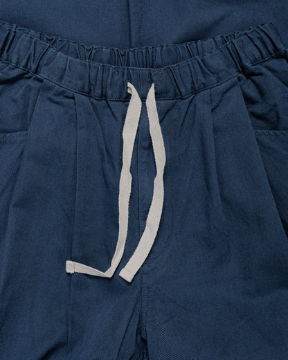 Danton 10/- Loose Chino Tuck Pants Blue