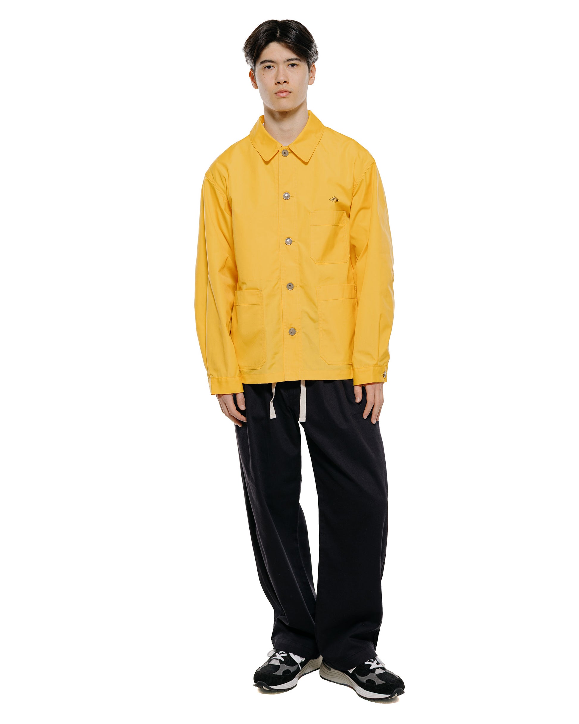 lost & found Danton Danton Back Logo Coveralls TC Weather Poplin Yellow