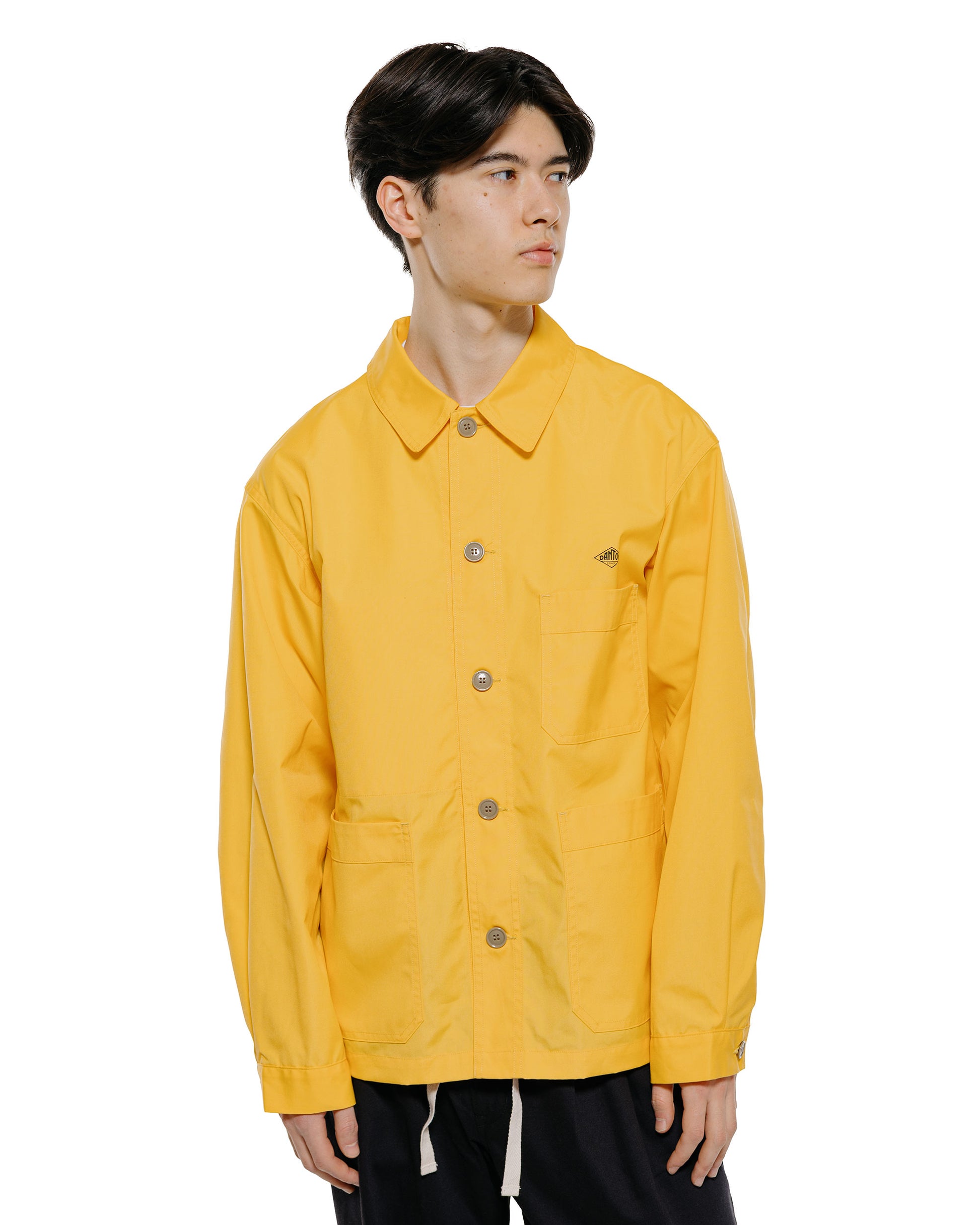 lost & found Danton Danton Back Logo Coveralls TC Weather Poplin Yellow
