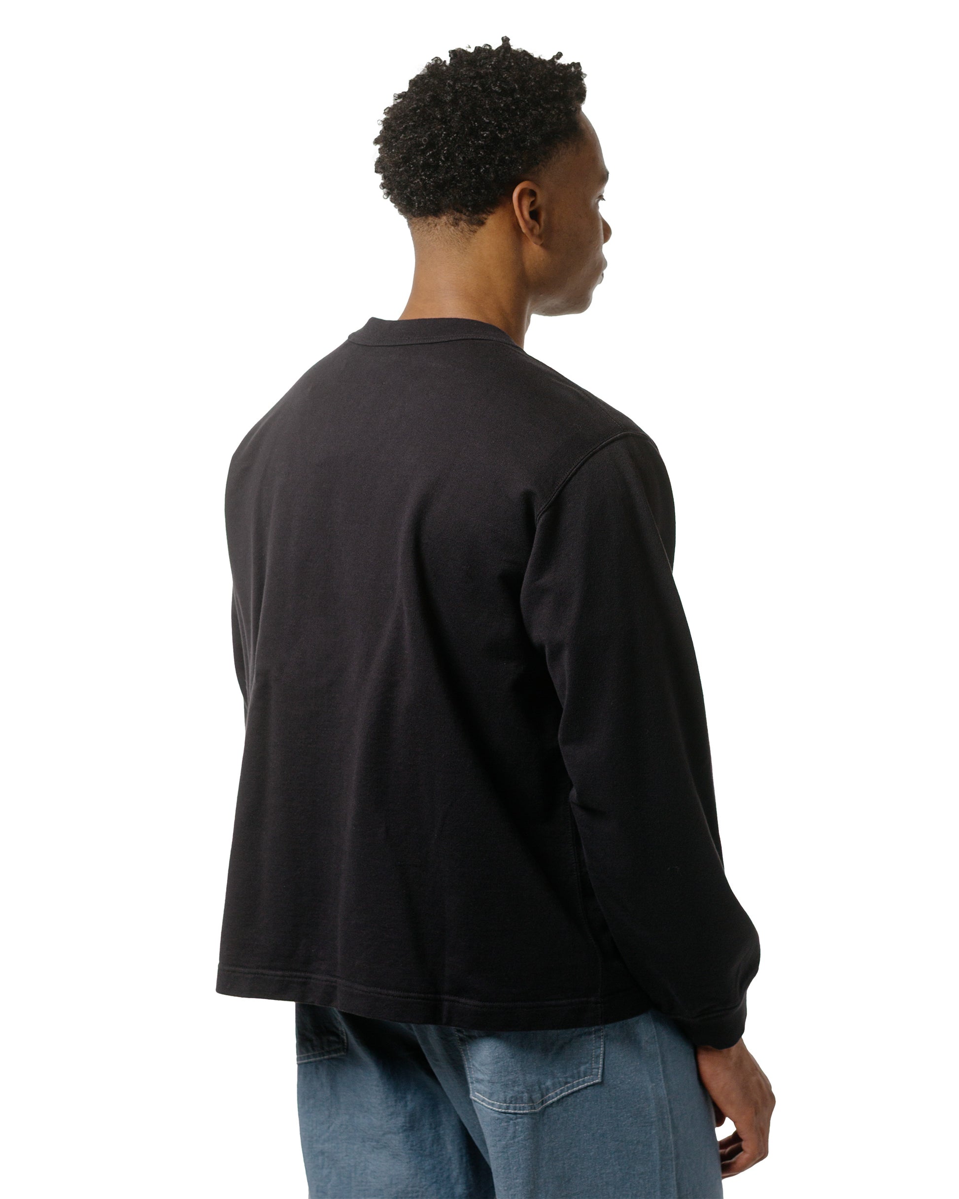 Danton Cotton Terry Dot Button V-Neck Cardigan Charcoal