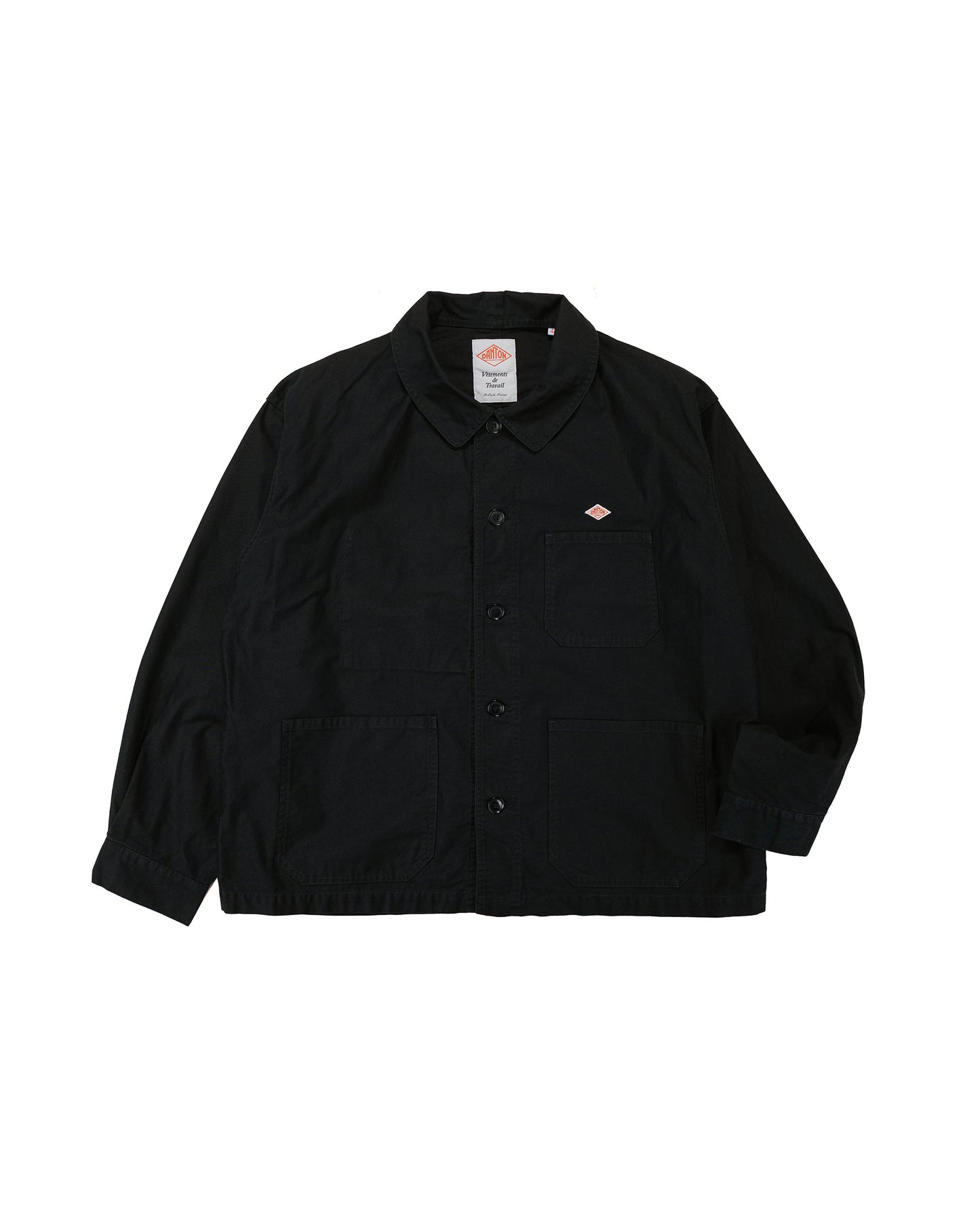 lost & found Danton Danton Moleskin Wide Coveralls Black
