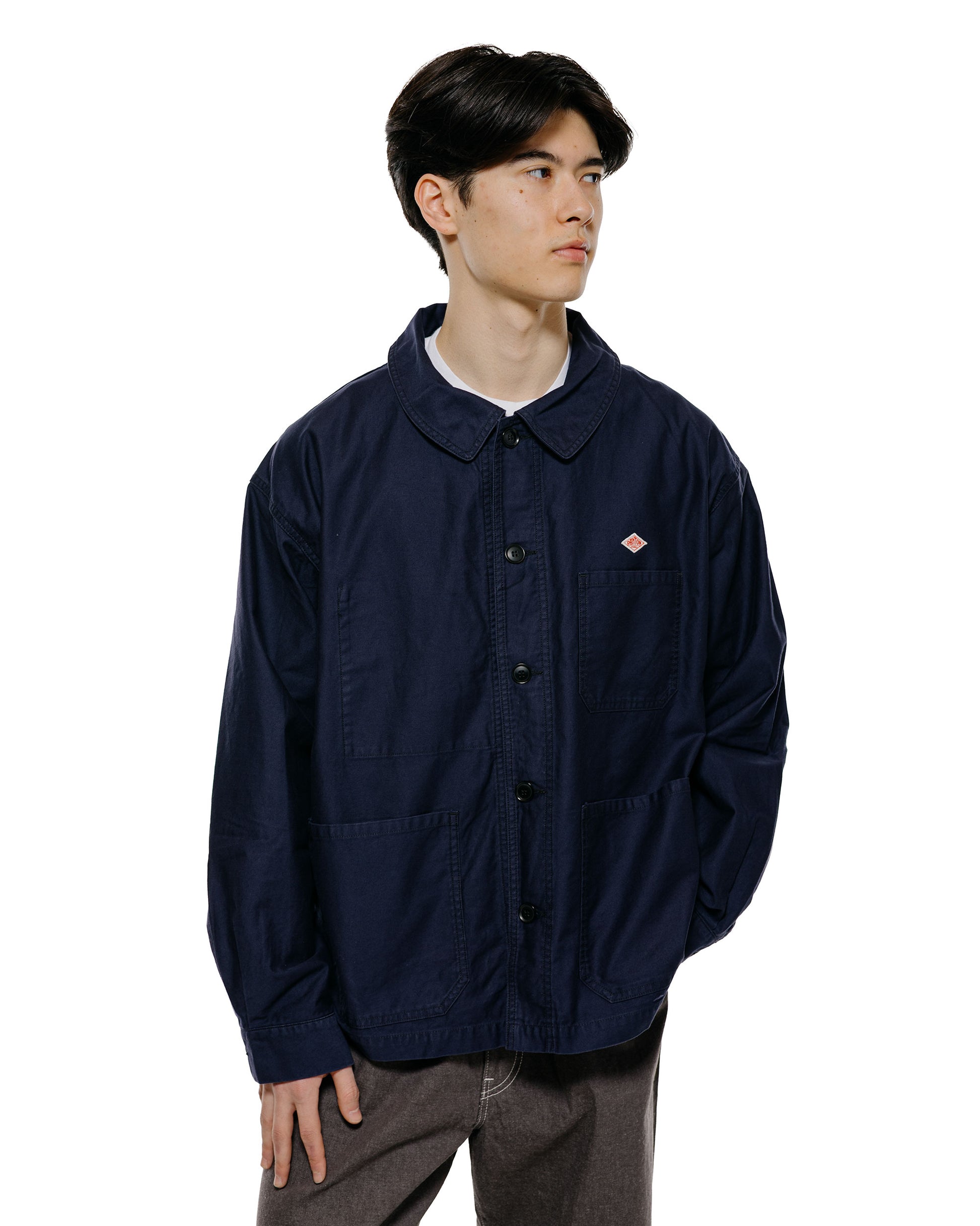 lost & found Danton Danton Moleskin Wide Coveralls Navy