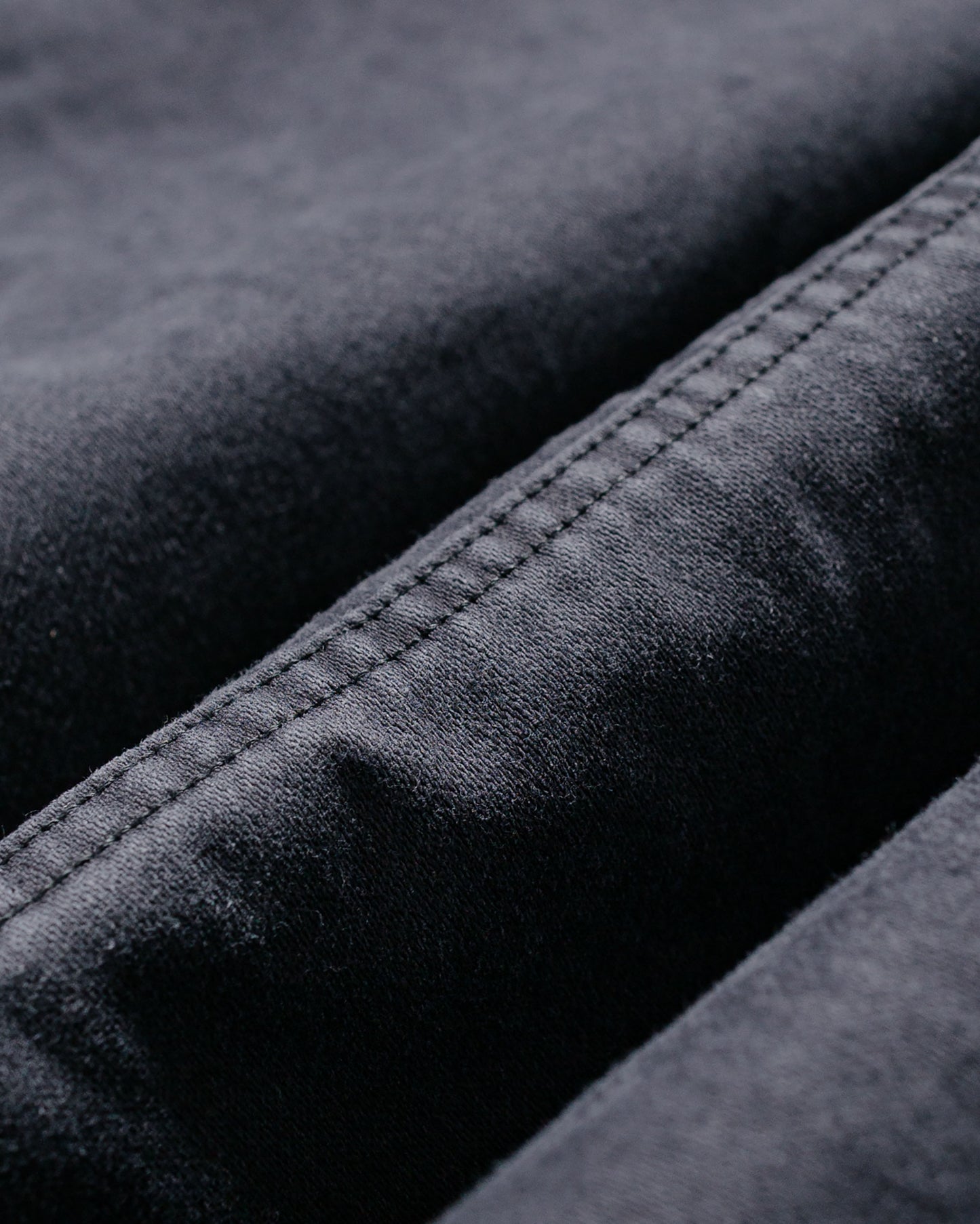 Danton Sulfur Dye Heavy Moleskin Wide Coveralls Black