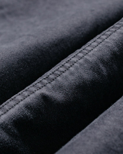 Danton Sulfur Dye Heavy Moleskin Wide Coveralls Black