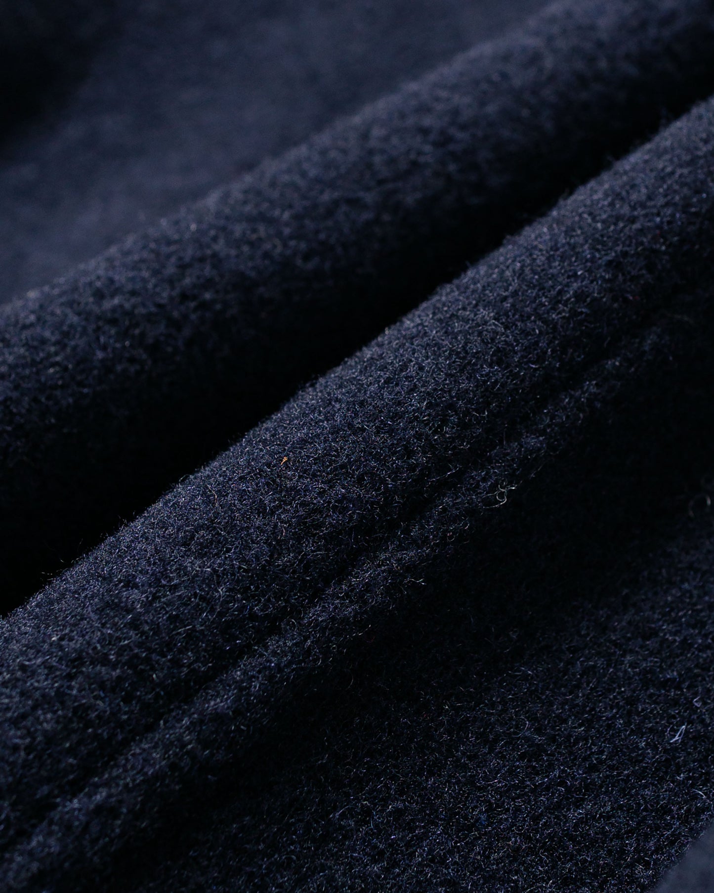 Danton Wool Light Pile Coveralls Jacket Navy