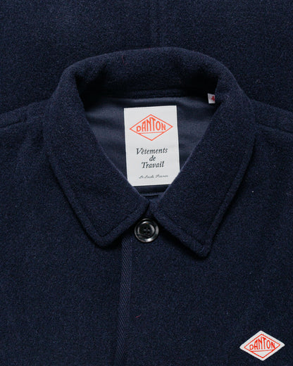 Danton Wool Light Pile Coveralls Jacket Navy