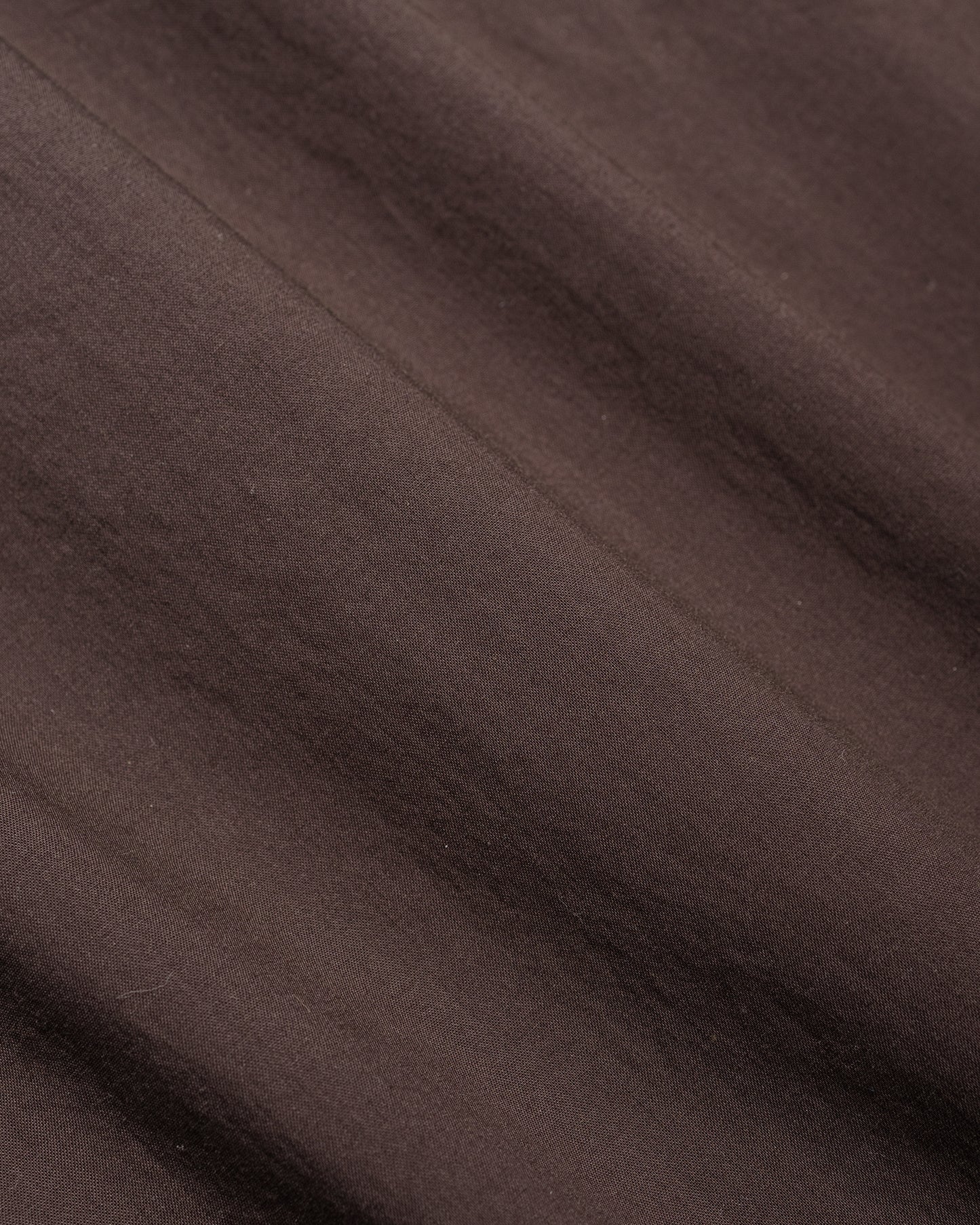 lost & found De Bonne Facture De Bonne Facture Artist Shirt Washed Cotton Voile Dark Brown