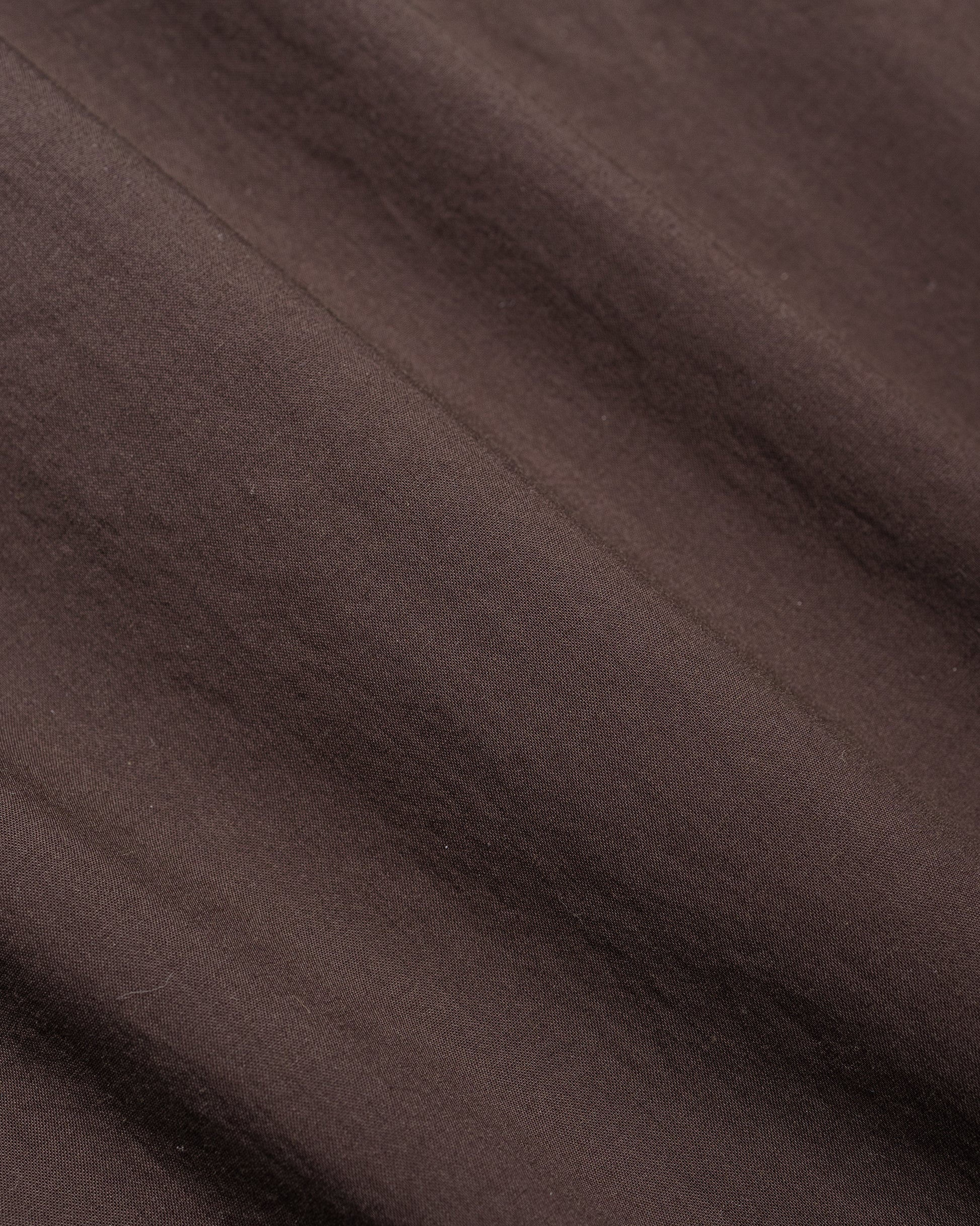 lost & found De Bonne Facture De Bonne Facture Artist Shirt Washed Cotton Voile Dark Brown