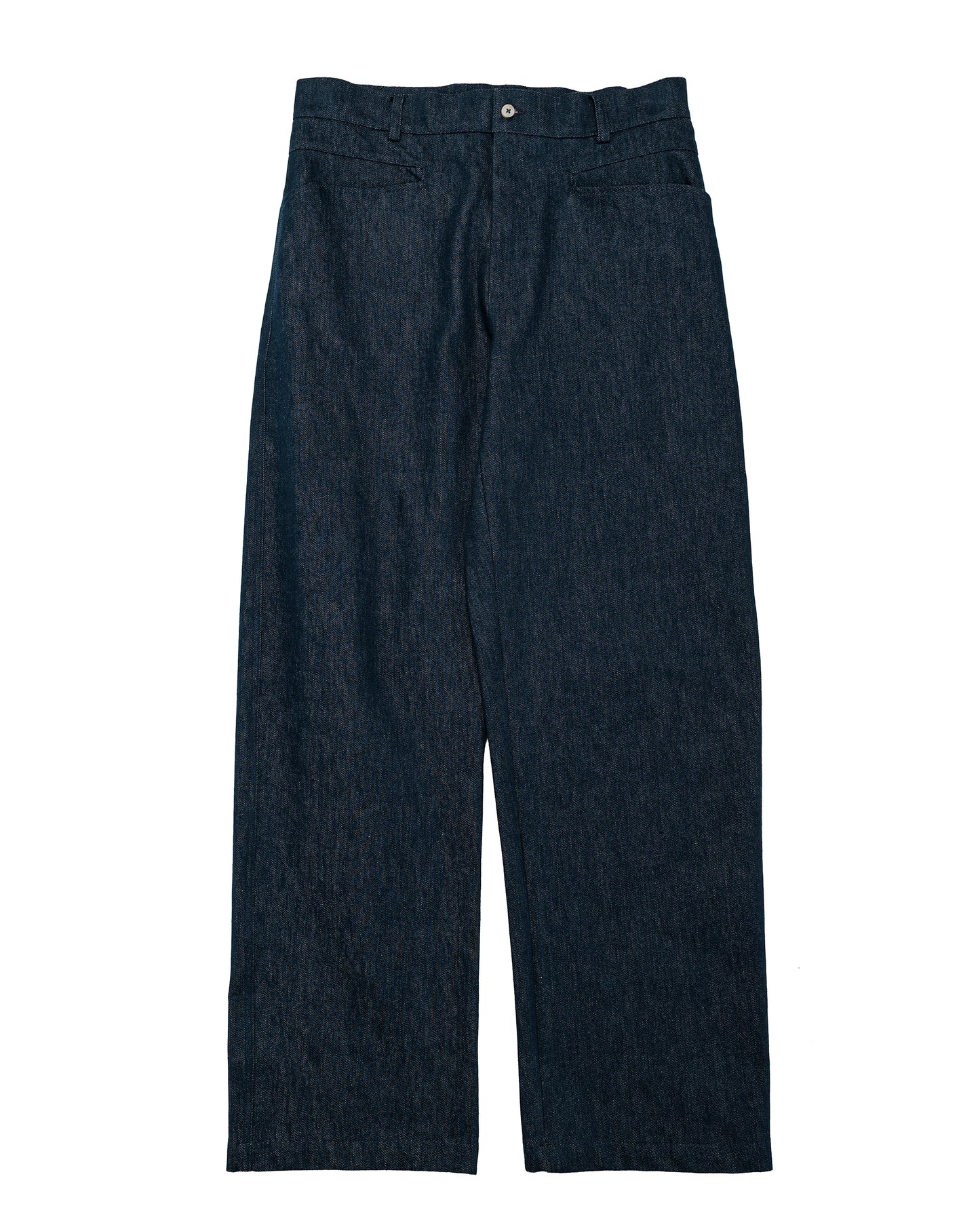 lost & found De Bonne Facture De Bonne Facture Gardian Trousers Organic French Cotton Denim Indigo