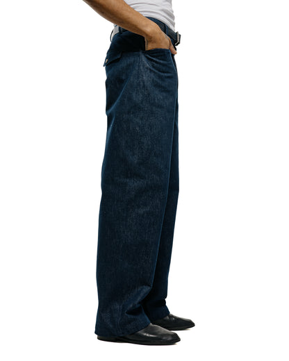 lost & found De Bonne Facture De Bonne Facture Gardian Trousers Organic French Cotton Denim Indigo