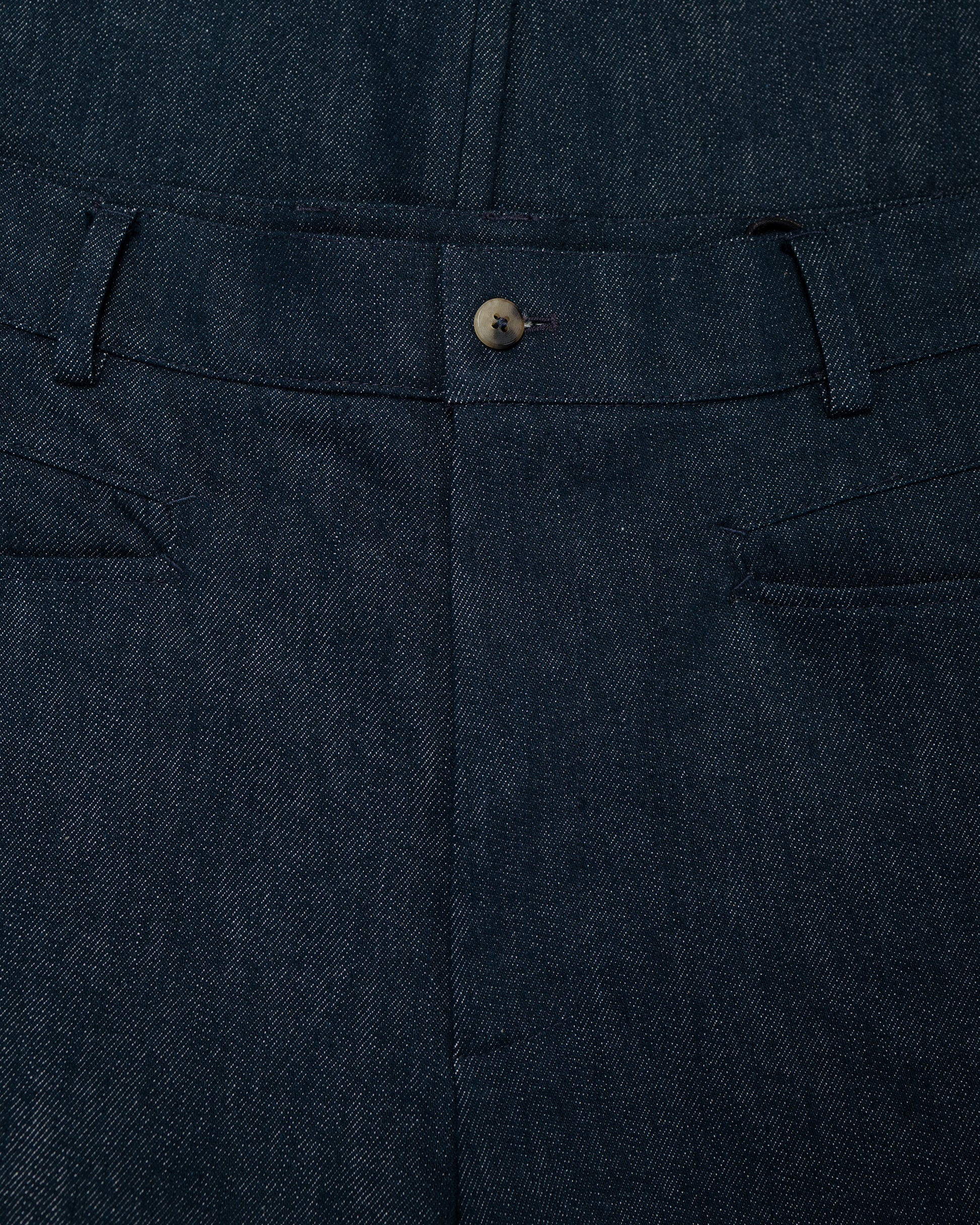 lost & found De Bonne Facture De Bonne Facture Gardian Trousers Organic French Cotton Denim Indigo