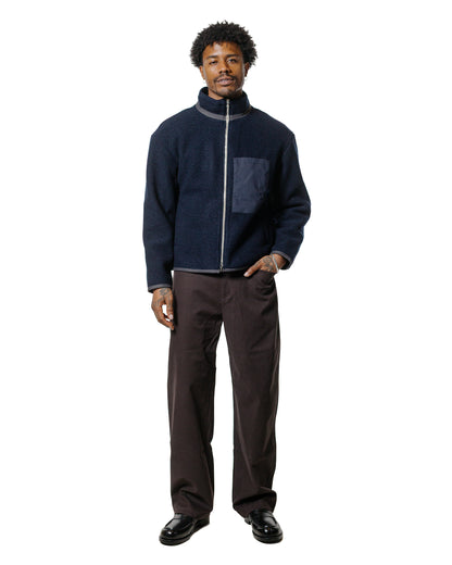 De Bonne Facture Gardian Trousers Soft Cotton Twill Chocolate