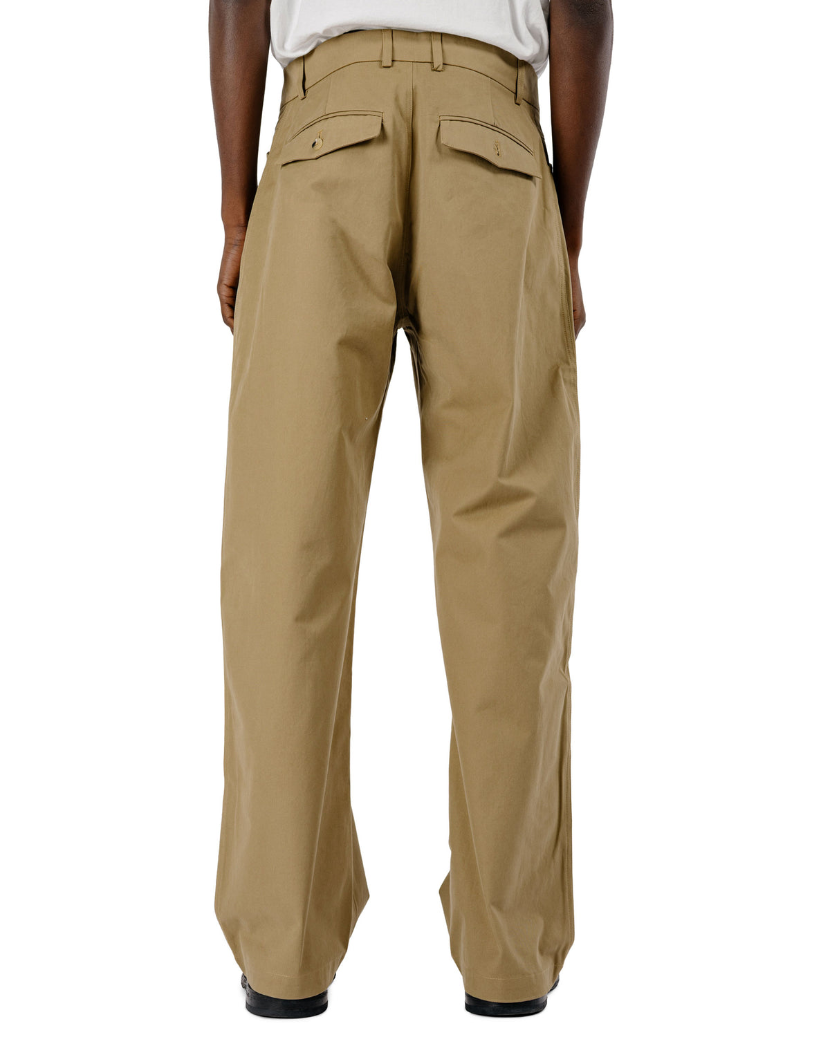 De Bonne Facture Gardian Trousers Soft Cotton Twill Putty