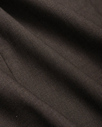 lost & found De Bonne Facture De Bonne Facture Writer's Jacket Super 130's Cold Wool Bark Brown