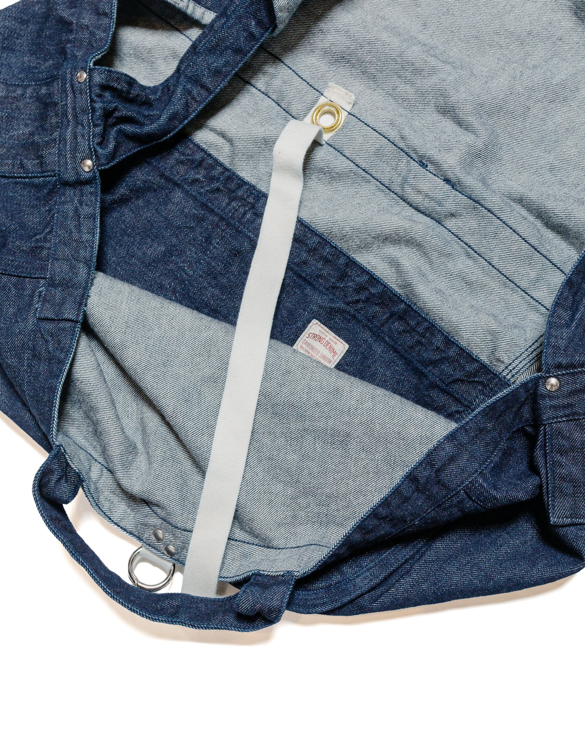 lost & found Warehouse Denime Lot. 302 News Paper Bag No Print Denim Indigo