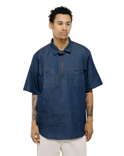 Engineered Garments Workaday Spinnaker Shirt Indigo 4.5oz Denim Shirting