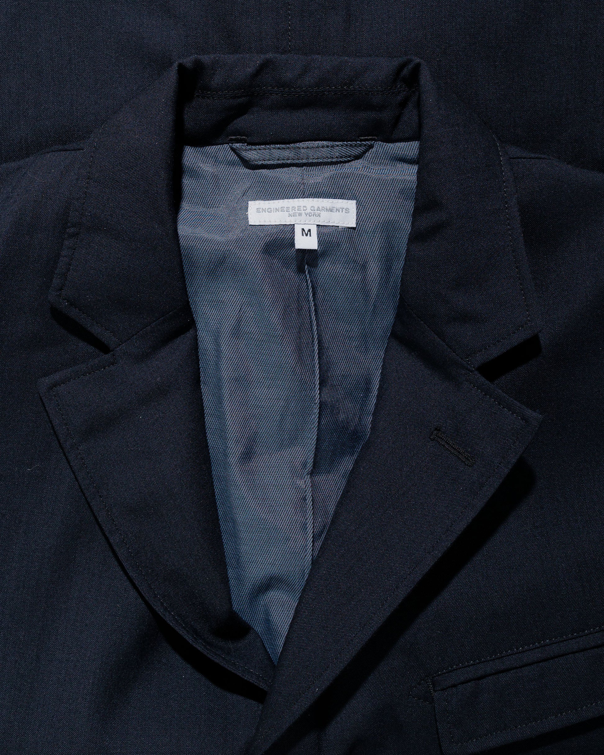 lost & found Engineered Garments Engineered Garments Andover Jacket Dark Navy Tropical Wool