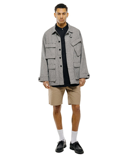 lost & found Engineered Garments Engineered Garments BDU Jacket Black/Grey CL Houndstooth