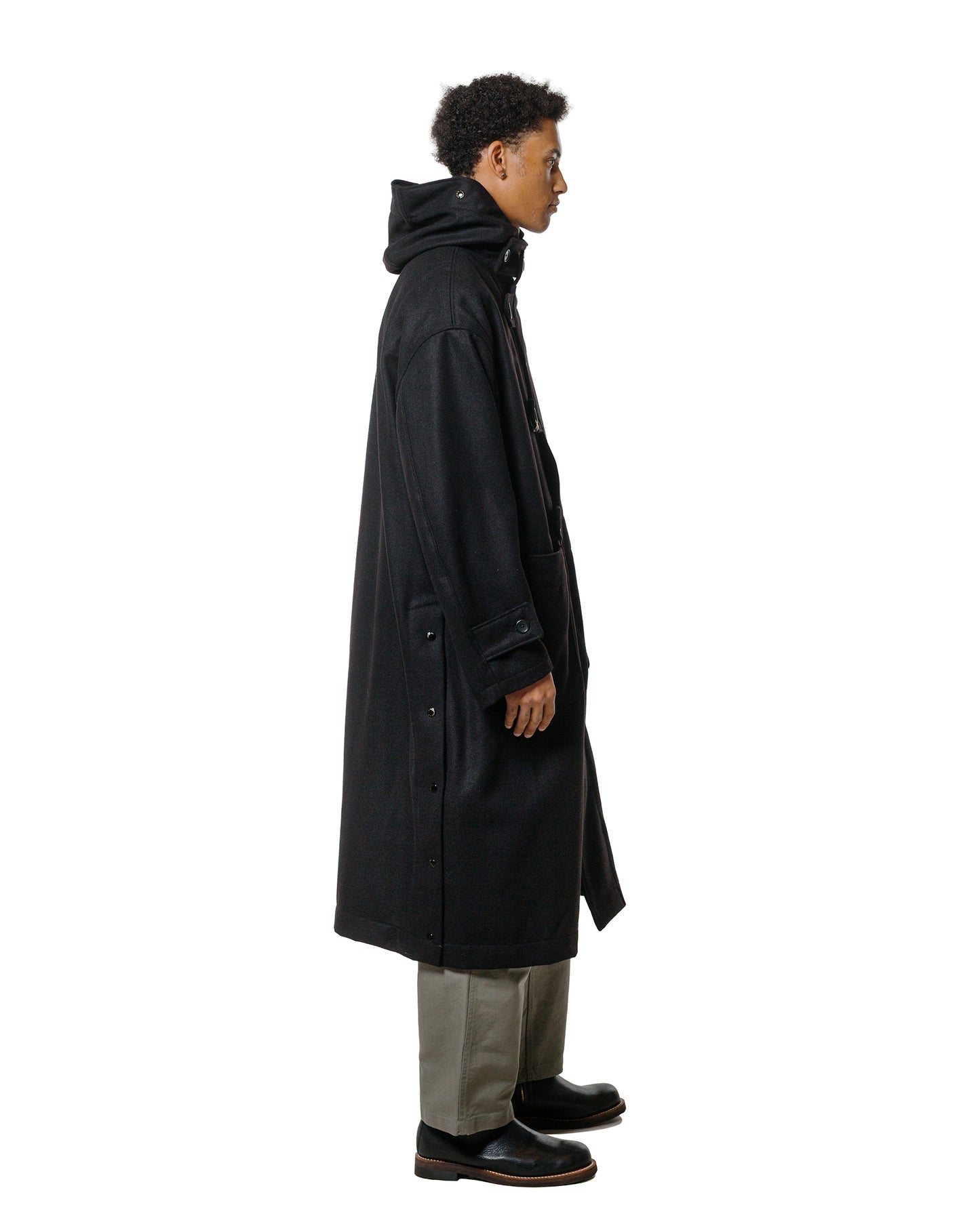 lost & found Engineered Garments Engineered Garments Duffle Coat Black 24oz Wool Melton