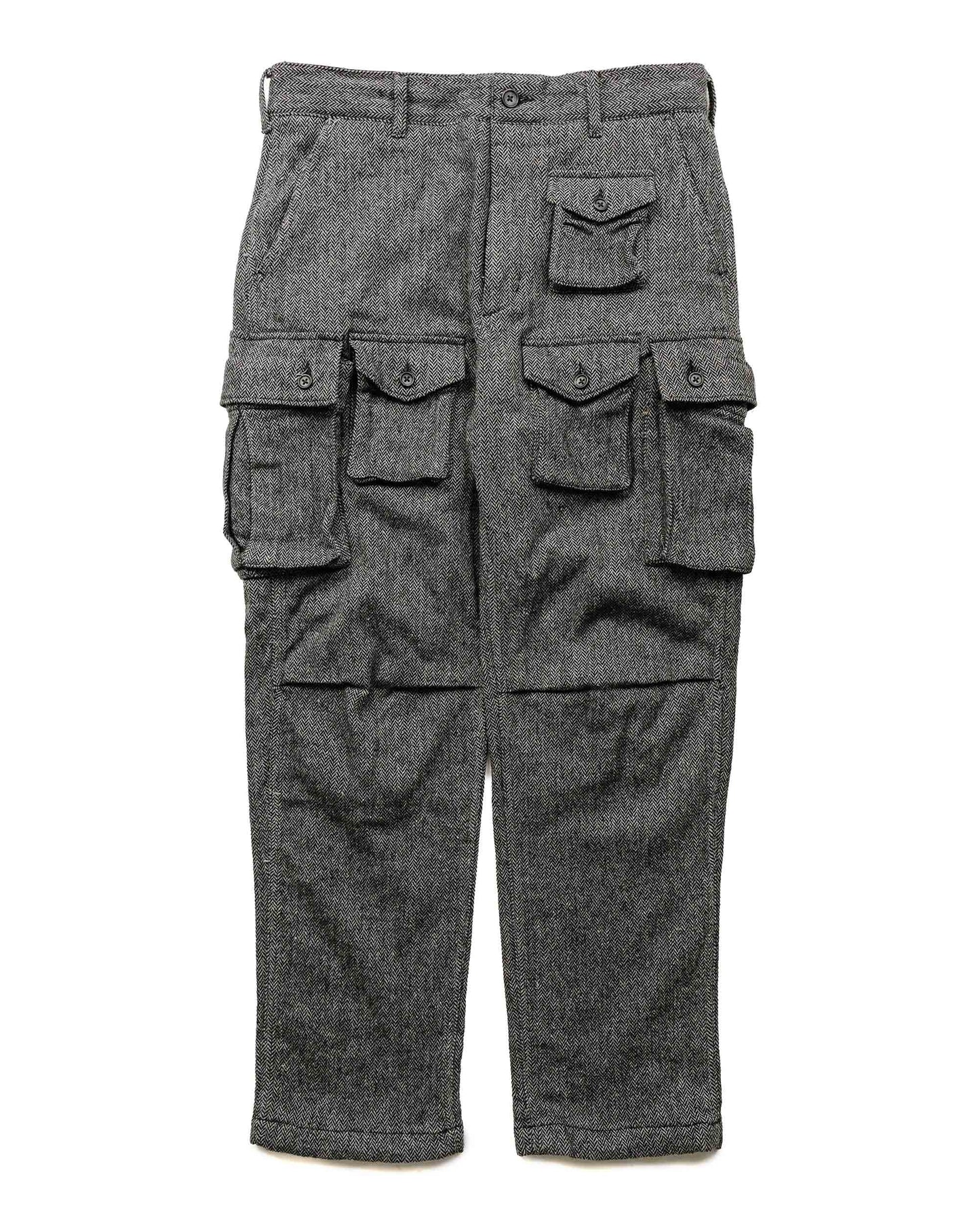 lost & found Engineered Garments Engineered Garments FA Pant Grey Poly Wool Herringbone