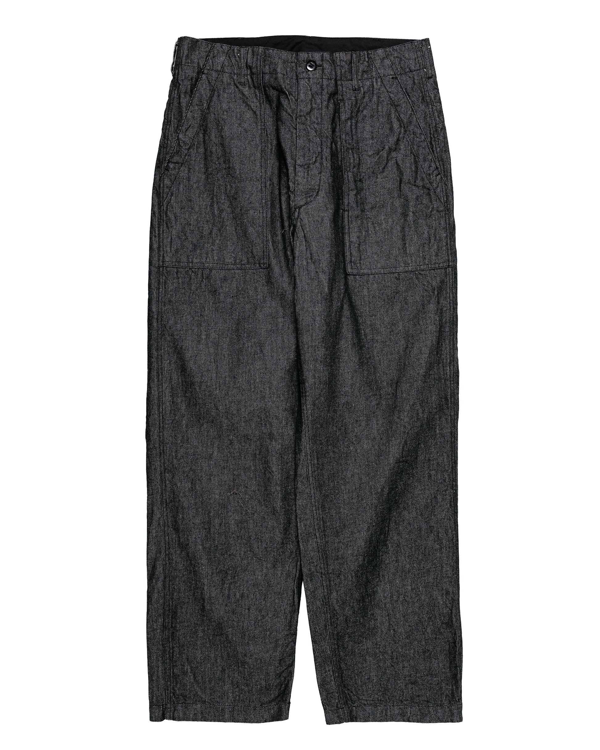 Engineered Garments Fatigue Pant Black Cotton Cone Denim