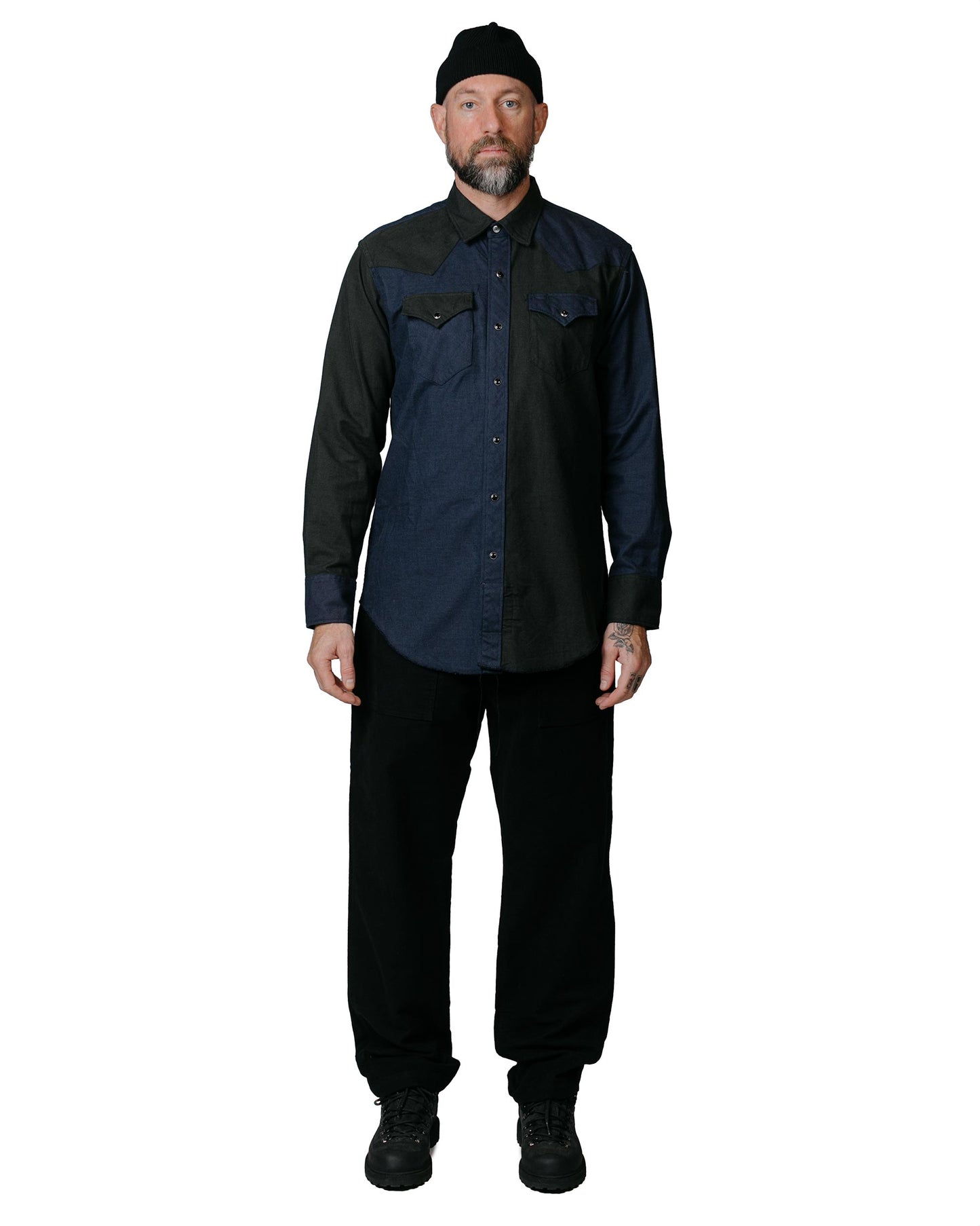 lost & found Engineered Garments Engineered Garments Fatigue Pant Black Cotton Moleskin