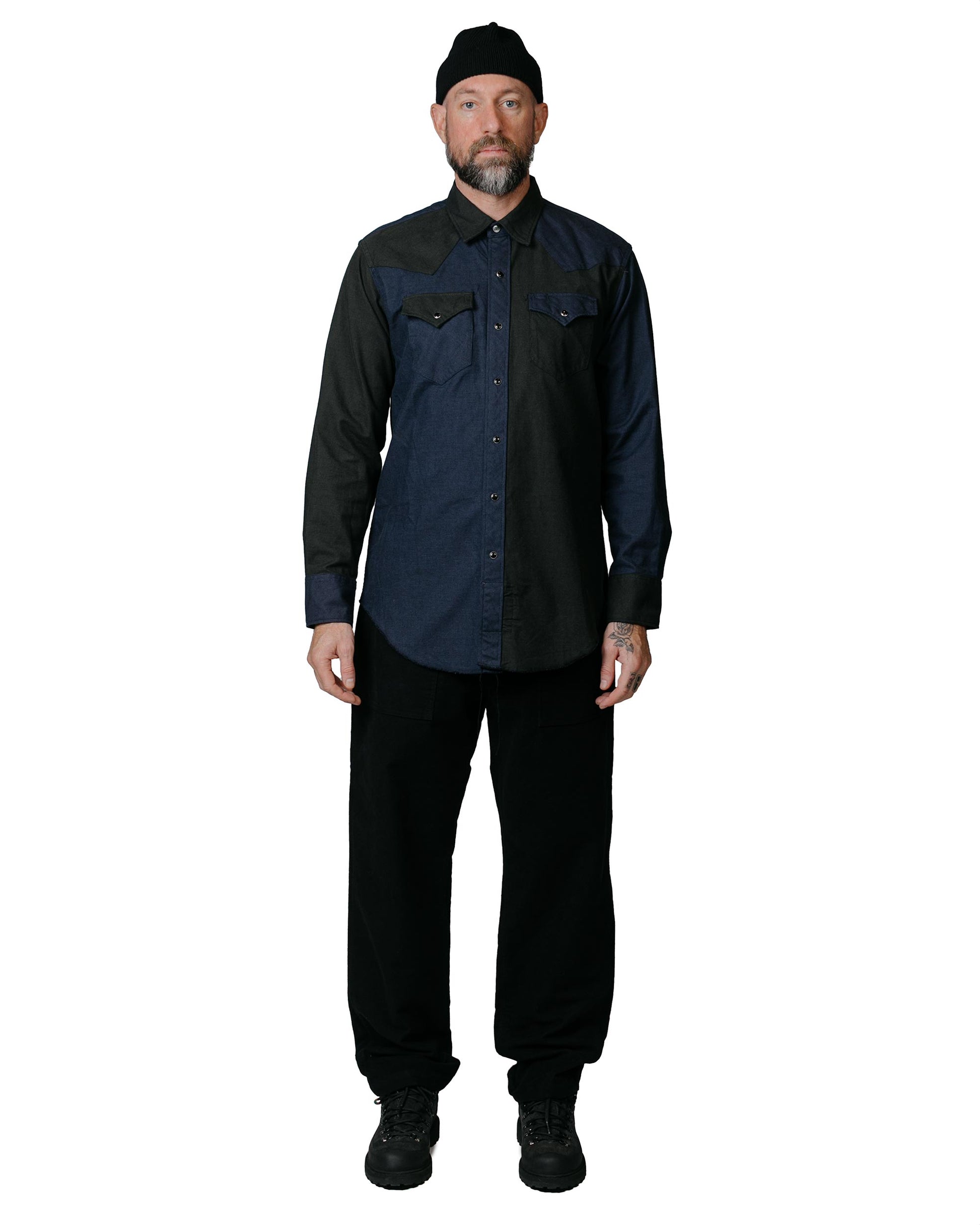 lost & found Engineered Garments Engineered Garments Fatigue Pant Black Cotton Moleskin